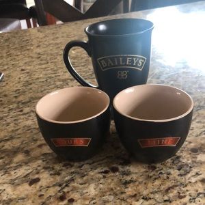 3 Bailey’s cups/mugs